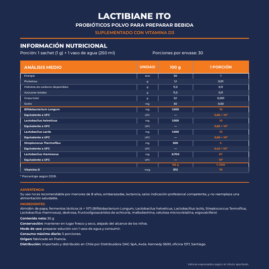 Lactibiane ITO 30 sachets